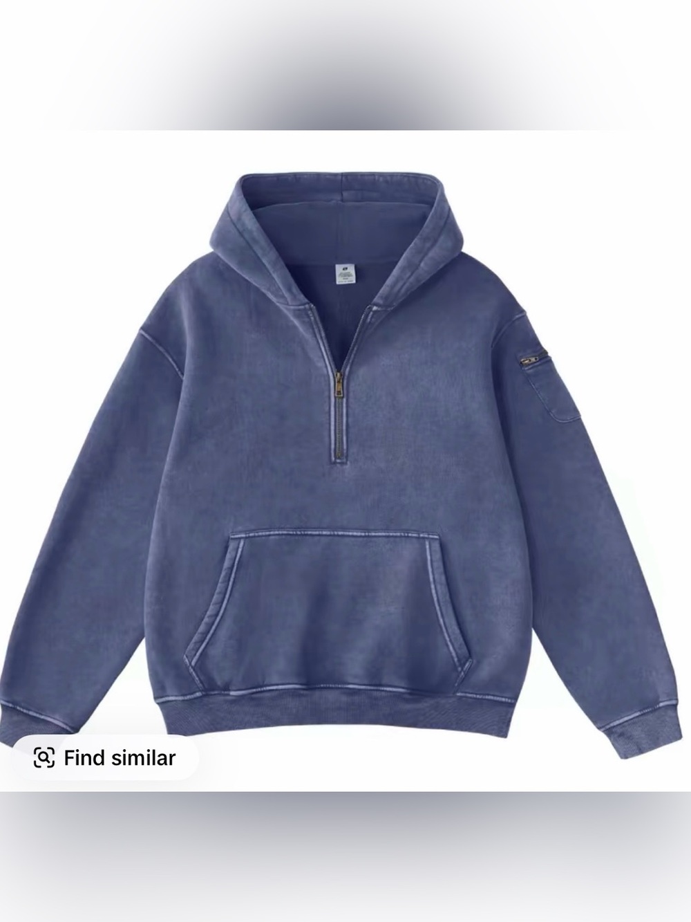 Faiable Half-Zip Hoodie Sweatshirt - oversized Women's